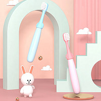JIAN 健 儿童牙刷软绵护齿幼儿牙刷 桶装（8支装） M2285（宝妈必选）