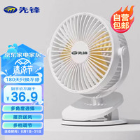 先锋(SINGFUN)电风扇可充电USB台夹扇低噪迷你可壁挂小风扇办公室学生宿舍床头扇家用节能大风量壁扇DJS-J10R