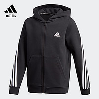 adidas 阿迪达斯 儿童运动针织连帽夹克GE0662