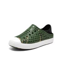 SKECHERS 斯凯奇 洞洞鞋夏季炫酷镂空一脚蹬大童凉鞋406455L