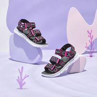 SKECHERS 斯凯奇 凉鞋春夏露趾魔术贴校园沙滩运动旅行透气女童鞋302098L
