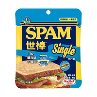 PLUS会员：SPAM 世棒 单片午餐肉 清淡口味 60g*5包