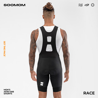 SOOMOM | RACE 男士低风阻公路车气动骑行背带短裤