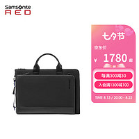 Samsonite 新秀丽 男士公文包商务通勤手提包  七夕礼物 QR3*002 黑色