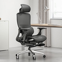 PLUS会员：HBADA 黑白调 E2人体工学椅电脑椅 高配