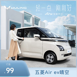 定金          五菱Air ev 晴空新能源 浅 灰 2座进阶版