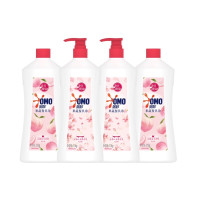 OMO 奥妙 果蔬餐具净白桃樱花春日限定洗洁精 1.1KG*4误食可放心