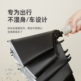 雨伞全自动男女晴雨两用加固大号折叠伞抗风暴遮阳防晒 星夜黑
