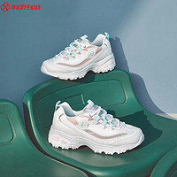 SKECHERS 斯凯奇 D'lites 1.0 休闲运动鞋 66666295/WAQ 白色/浅绿色 35