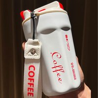 冠门(GuanMen)优选S咖啡杯316不锈钢咖啡杯户外高颜值随手杯车 白色