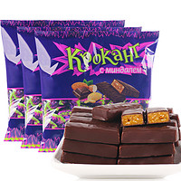 KDV俄罗斯进口KDV紫皮糖扁桃仁夹心巧克力糖果喜糖零食  150g紫皮糖