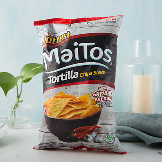 MaiTos 印尼Maitos玉米片140g香辣味薯片膨化食品玉米片休闲零食