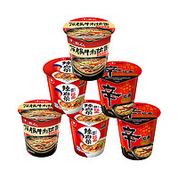 NONGSHIM 农心 欢乐时光辛拉面辣白菜杯面泡面方便面6连杯组装宿舍食品面皮