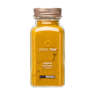 UNCLE TOM 纯姜黄粉食用冲饮去寒生酮黄金奶咖喱调味料95g