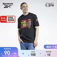 Reebok 锐步 [POWER RANGER联名]Reebok锐步官方男女TEE印花潮流短袖T恤H62302