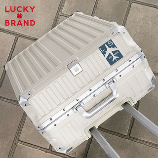 LUCKY BRAND 美国luckybrand行李箱铝框拉杆箱皮箱万向轮旅行箱密码箱子男女