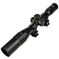 Bair 贝尔 BSA瞄准镜抗震 4-16倍高清十字准星瞄准器 带锁定带红绿光 BSA 4-16x44AOEYS（蓝膜带锁定）