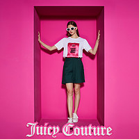 Juicy Couture 橘滋 女士印花贴片绣短袖T恤 620123SSC049V000