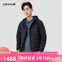 Lafuma 乐飞叶 户外冬季防泼水轻量保暖连帽鸭绒羽绒服男防寒 LMJU2DY97