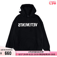 VETEMENTS 秋冬新款男女同款情侣宽松休闲连帽卫衣301446