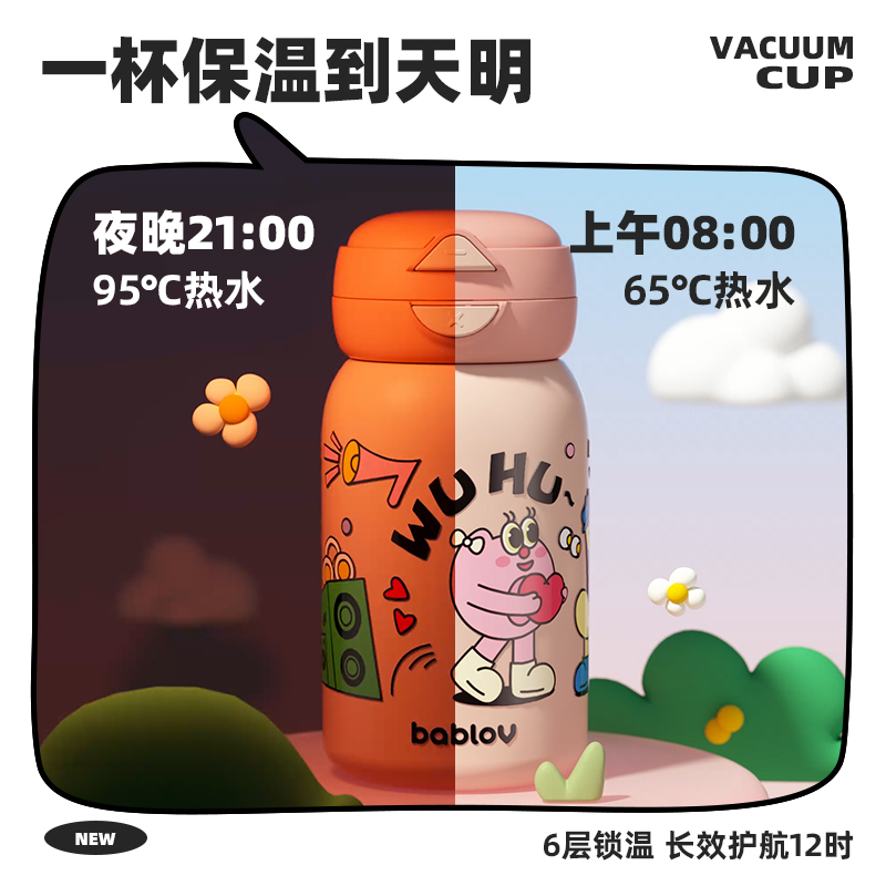 食品级便携学生大容量直饮吸管水杯 1件装。  非保温杯非图片款