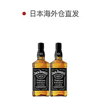 杰克丹尼 JACK DANIEL'S杰克丹尼洋酒威士忌1750mlx2瓶调酒