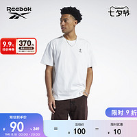 Reebok 锐步 官方2022夏季情侣款TEE休闲运动休闲圆领短袖T恤HM9228