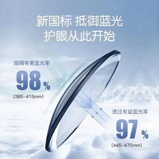 winsee 万新 1.60多屏防蓝光镜片*2片+多款超轻镜架可选