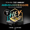 AMBUSH x Air More Uptempo Low男女同款棕黄色运动鞋 棕黄色 35.5