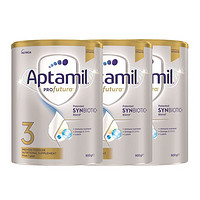 Aptamil 爱他美 澳洲白金幼儿配方奶粉3段 900g/罐 三罐装 进口超市