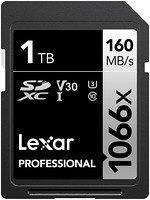 Lexar 雷克沙 专业 1066x 1TB SDXC UHS-I 卡银色系列