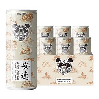 移动端：PANDA BREW 熊猫精酿 比利时小麦白啤啤酒 330ml*6听