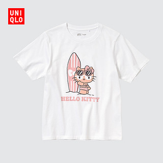 UNIQLO 优衣库 女士印花T恤 三丽鸥凯蒂猫 456924