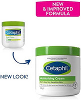 Cetaphil 丝塔芙 保湿霜 450g，不油腻的身体霜，用甜杏仁油密集滋润干燥和敏感的皮肤, 素食友好