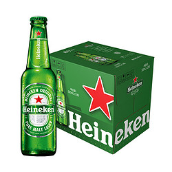 Heineken 喜力 经典啤酒 黄啤 500ml*12瓶（赠喜力啤酒起子）