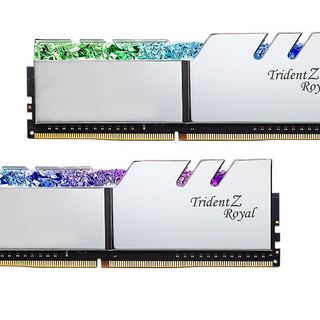 G.SKILL 芝奇 Trident Z Royal皇家戟系列 DDR4 3200MHz RGB 花耀银 16GB 8GBx2 F4-3200C16D-16GTRS