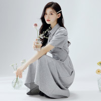 HSTYLE 韩都衣舍 女士法式连衣裙 NFD03250009