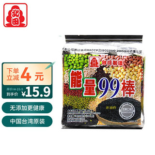 PEITIEN 北田 中国台湾 能量99棒芝麻味180g 膨化食品酥脆儿童旅游便携无添加