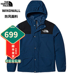 THE NORTH FACE 北面 冲锋衣情侣款2023春季新款户外运动上衣夹克透汽舒适防风休闲外套