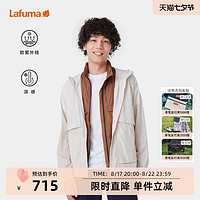 Lafuma 乐飞叶 户外夏季凉感UPF40+零感防晒衣男透气印花运动风衣