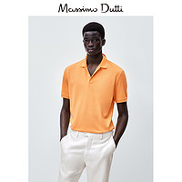 Massimo Dutti 春夏折扣Massimo Dutti男装2023夏季新款 棉网眼布纯棉休闲短袖POLO衫00725275639