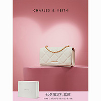 CHARLES & KEITH CHARLES&KEITH;油画菱格链条斜挎包钱包女包CK6-10680924