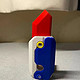 3D打印重力小刀萝卜刀解压小玩具 蓝色