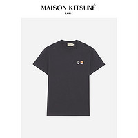 MAISON KITSUNÉ Maison Kitsune男女同款 春夏双头狐狸情侣短袖圆领T恤
