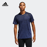 抖音超值购：adidas 阿迪达斯 男子圆领短袖T恤 FL4396