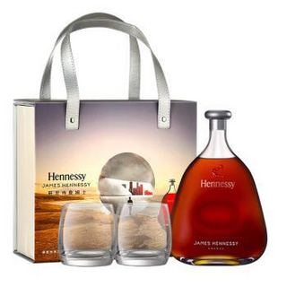 移动端：Hennessy 轩尼诗 詹姆士纪念版 xo 干邑白兰地 700ml 礼盒装