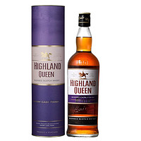 PLUS会员：HIGHLAND QUEEN 高地女王 苏格兰原瓶进口 雪莉桶调和威士忌单支礼桶700ML