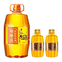 胡姬花 古法花生油4.8L(4L+400ML*2)桶装家用特香型食用油物理压榨