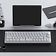 Keychron 40%布局键盘：Keychron 渴创 Q9Plus 机械键盘 客制化键盘 铝坨坨 热插拔旋钮版套件灰色