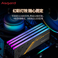 Asgard 阿斯加特 32GB(16Gx2)套装 DDR5 6400 台式机内存条 TUF RGB灯条 海力士A-die